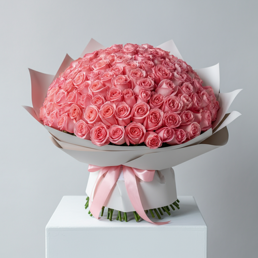 100 BLUSHING PINKS